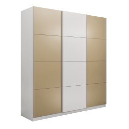 Шкаф-купе Прайм Широкий 3-х дверный Стекла фисташка/ДСП/Доводчики 240х57х230