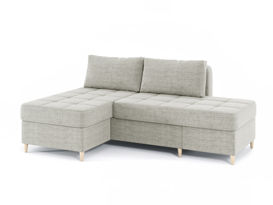 Диваны угловые в гостиную, Диван-кровать угловой Оливер 2 еврокнижка-трансформер, рогожка Люкс