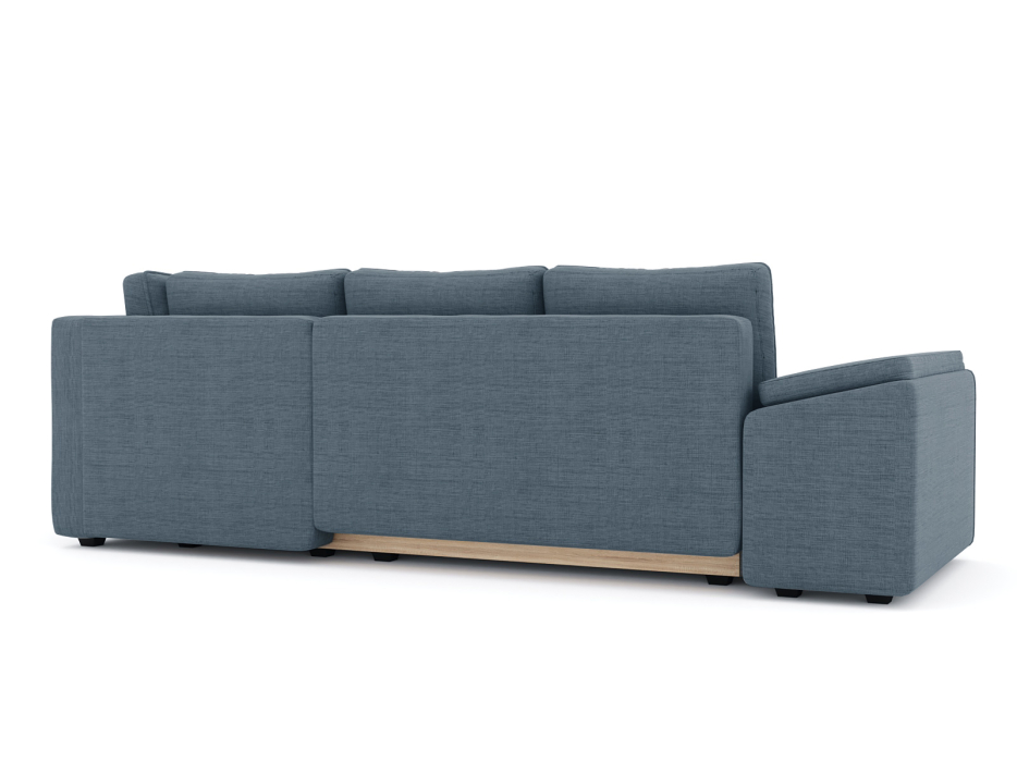 Диваны угловые в гостиную, Диван-кровать угловой Хавьер 1 ПБ еврокнижка, рогожка