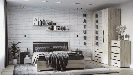 Модульная система Nature (модуль 555) Шкаф для одежды и белья