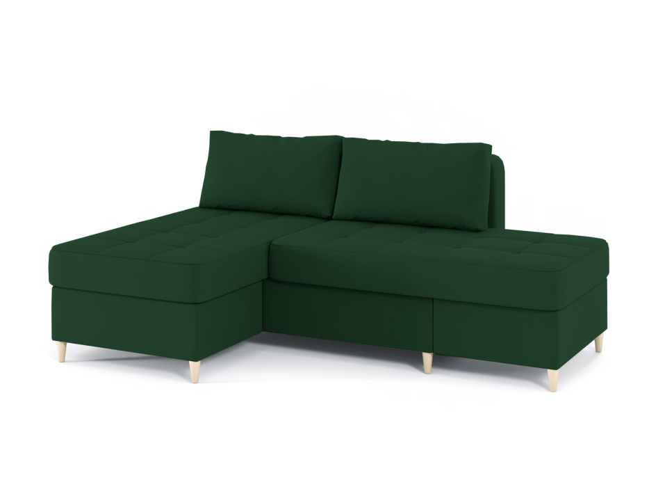 Диваны угловые в гостиную, Диван-кровать угловой Оливер 2 еврокнижка-трансформер, велюр