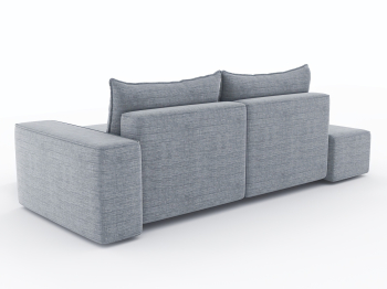 Диван-кровать угловой Кензо еврокнижка, рогожка Люкс