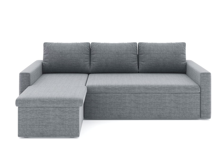 Диваны угловые в гостиную, Диван-кровать угловой Турин дельфин, рогожка