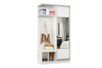 Прихожая Премьер 03 Лайт 05 Левая Мягкая