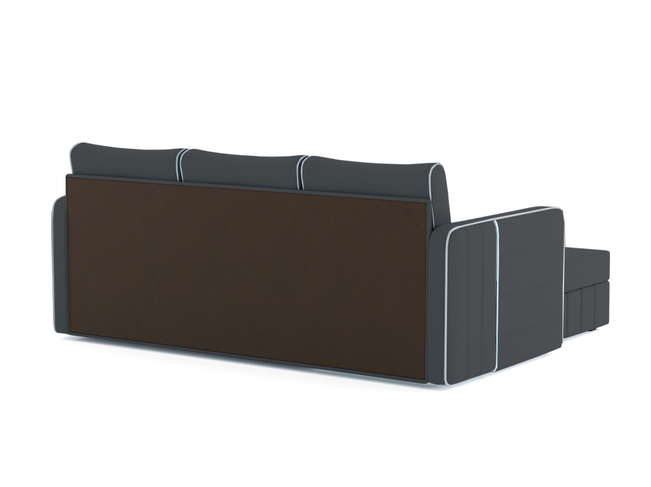 Диваны угловые в гостиную, Диван-кровать угловой Cлим дельфин, велюр