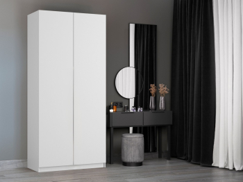 Шкаф складной Е1 Локер ("Гармошка" с системой Push to Move/Правый)101х52,5х220 см