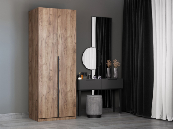 Шкаф Локер 2-х дверный (Гармошка) доп. полки