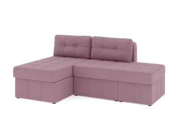 Диван-кровать угловой Оливер Люкс еврокнижка-трансформер, велюр
