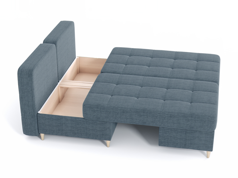 Диваны угловые в гостиную, Диван-кровать угловой Оливер Люкс 2 еврокнижка-трансформер, рогожка