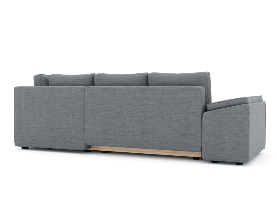 Диваны угловые в гостиную, Диван-кровать угловой Хавьер  ПБ еврокнижка, рогожка