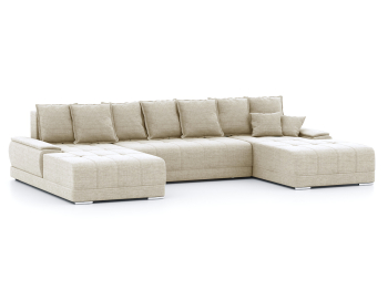 Диван-кровать П-образный Нордвикс, рогожка Люкс