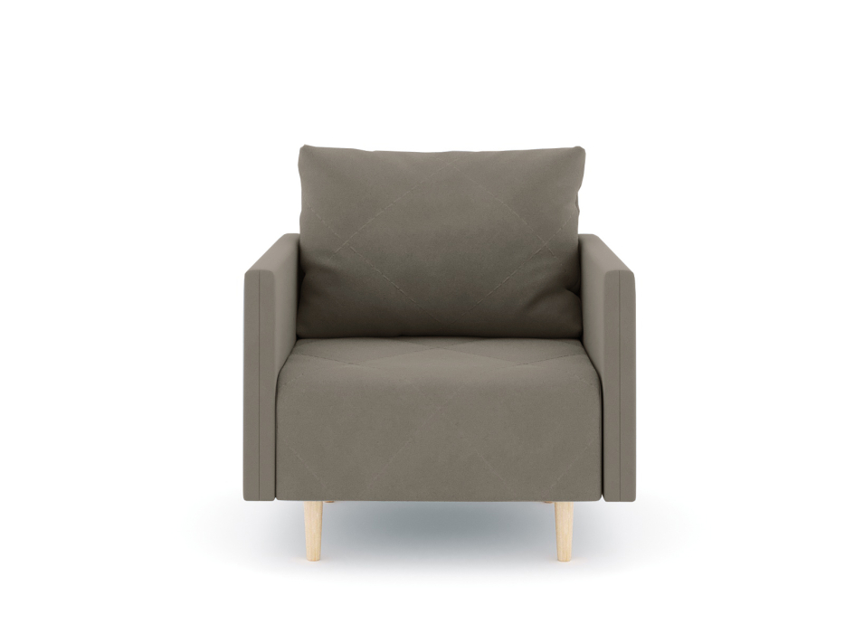 Кресло для отдыха, Кресло для отдыха Милли с подлокотниками, велюр