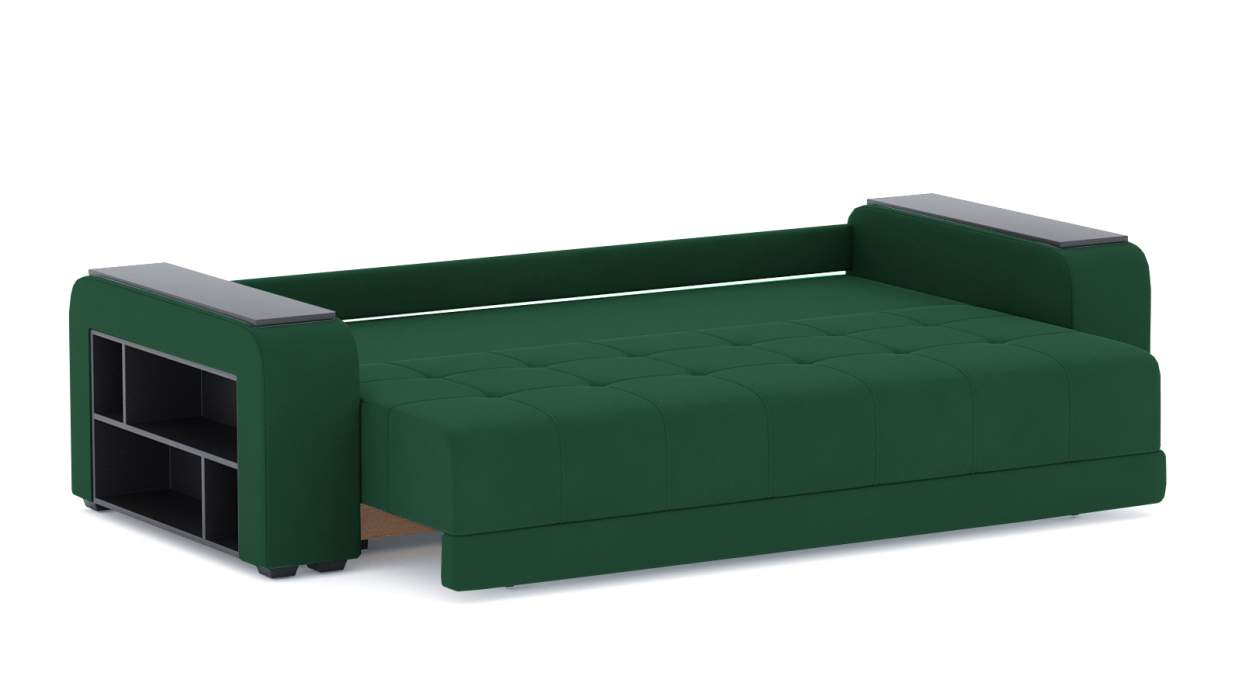 Диваны еврокнижки, Диван-кровать Дубай Лайт еврокнижка, велюр