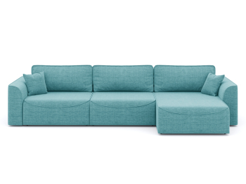 Диван-кровать угловой Рафаэль 3 секции еврокнижка НПБ, рогожка