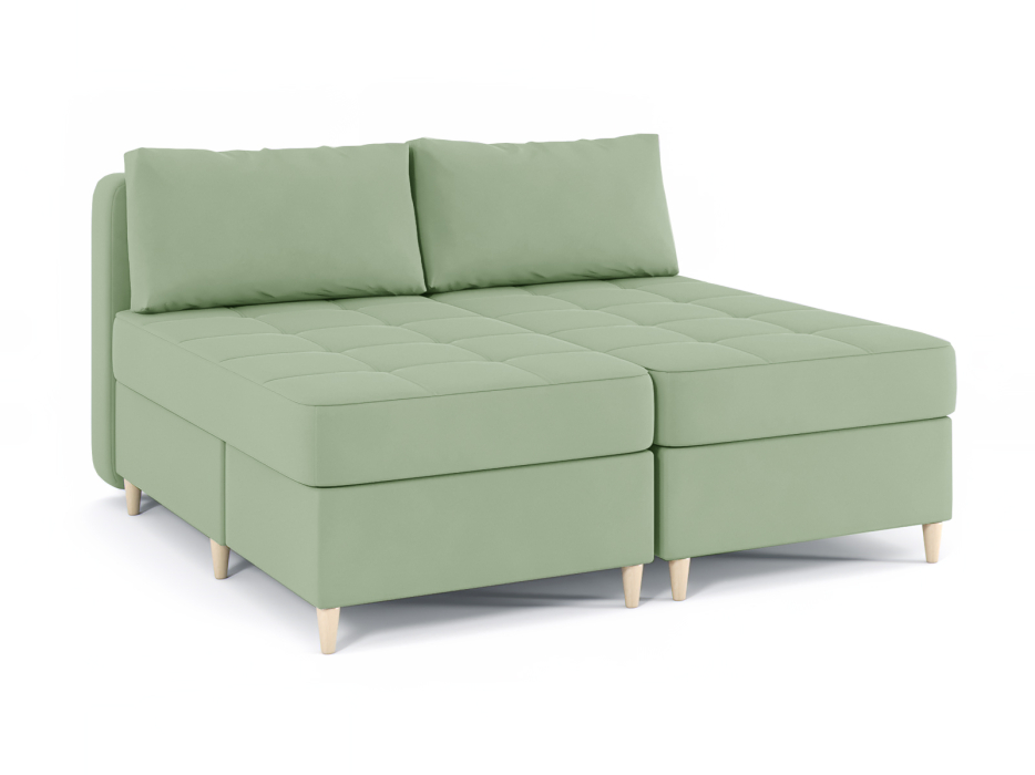 Диваны угловые в гостиную, Диван-кровать угловой Оливер 2 еврокнижка-трансформер, велюр