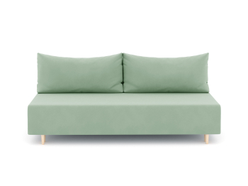 Диван-кровать еврокнижка Смайл без подлокотников, велюр