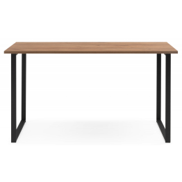 Деревянный стол Лиман 140 х 80 (черные ноги)