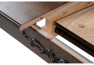 Стол деревянный Бевье орех темный/орех