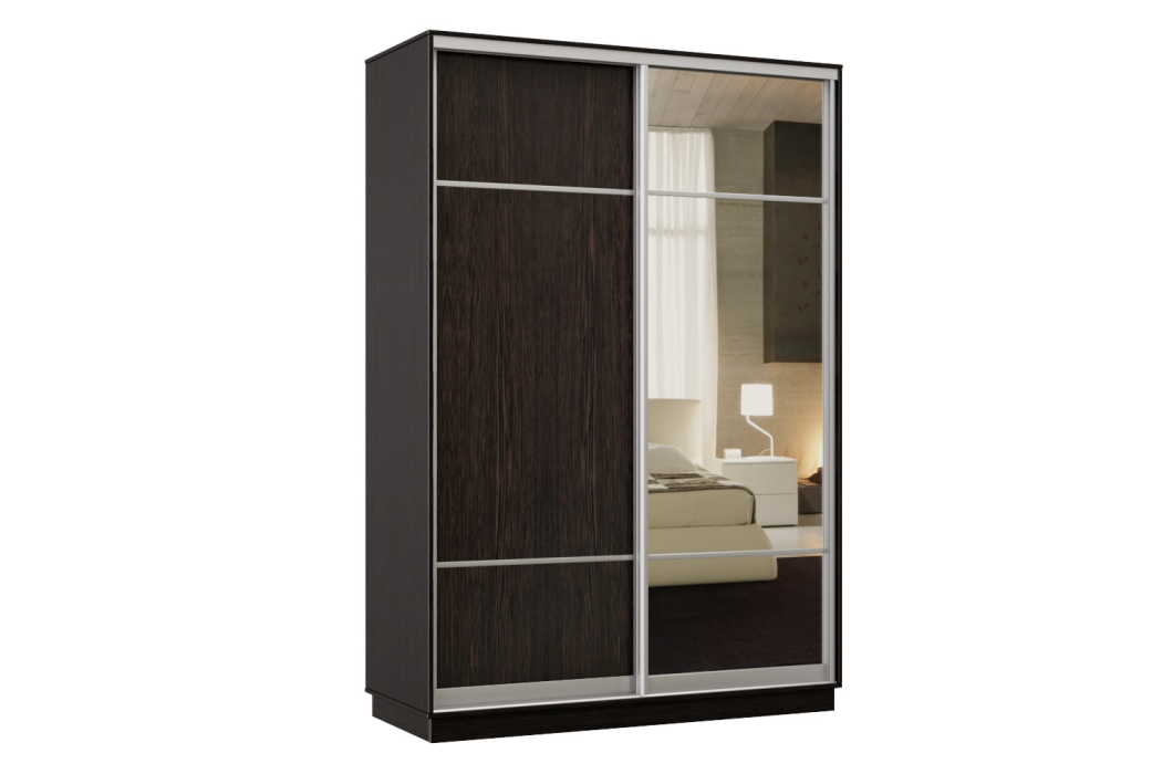 Шкафы-купе, Шкаф-купе Премьер Лайт 01 (08;11) двухдверный