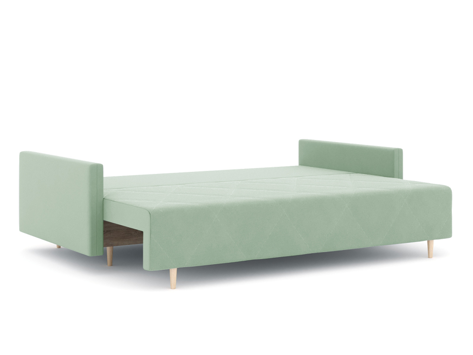 Диваны еврокнижки, Диван-кровать Милли с подлокотниками, велюр