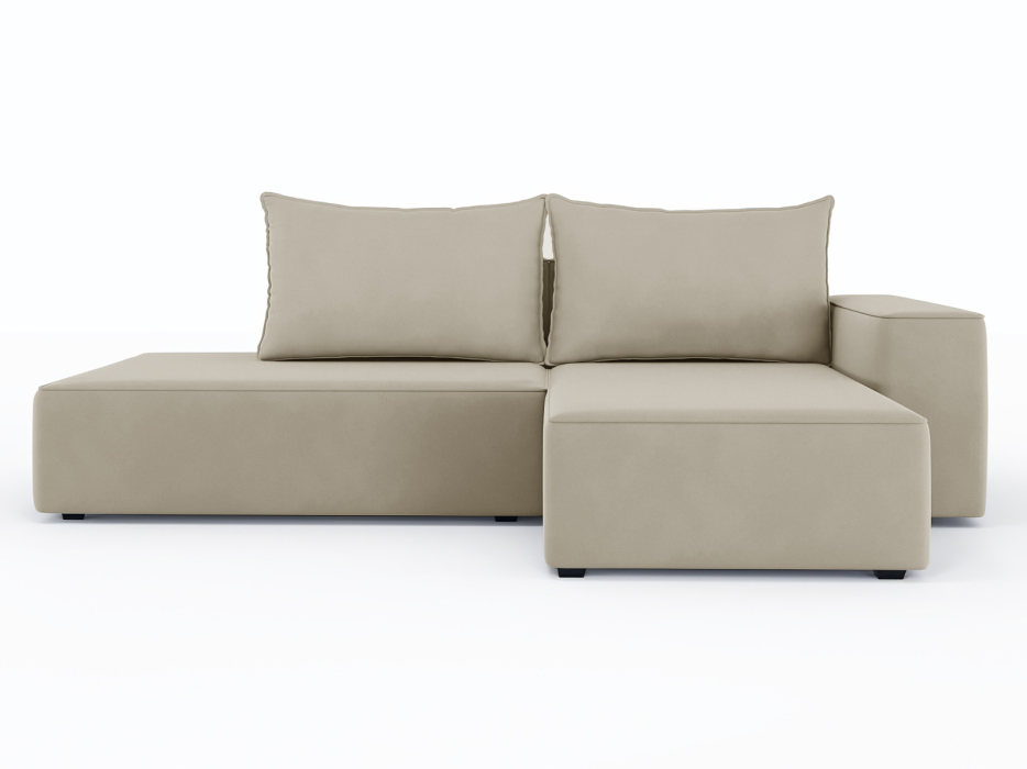 Диваны угловые в гостиную, Диван-кровать угловой Кензо еврокнижка, велюр