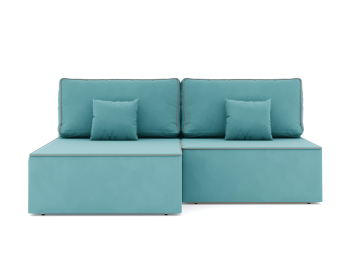 Диван-кровать угловой еврокнижка Блюм Некст, велюр