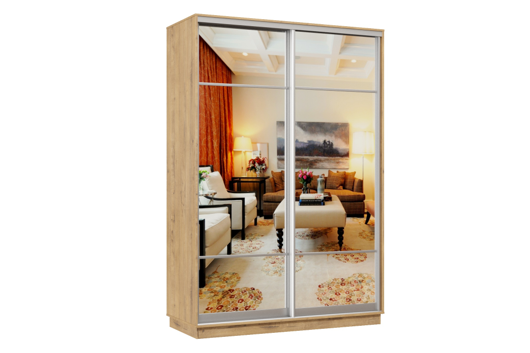 Шкафы-купе, Шкаф-купе Премьер Лайт 10 (11;11) двухдверный