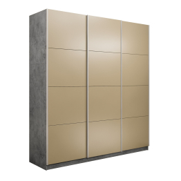 Шкаф-купе Прайм 3-х дверный Стекла фисташка/Доводчики 180х57х230