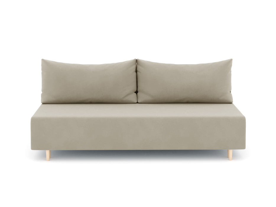 Диваны еврокнижки, Диван-кровать еврокнижка Смайл без подлокотников, велюр