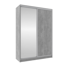 Шкаф-купе 2-дв  Домашний 1600 зеркало/лдсп  (в2295*ш1600*г595)