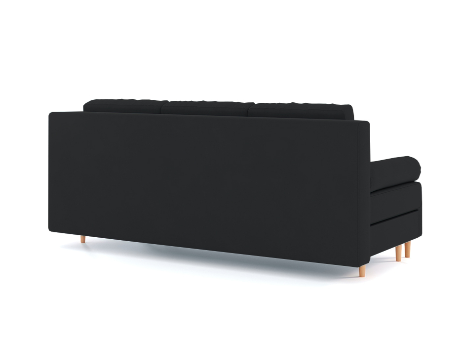 Диваны еврокнижки, Диван-кровать Белфаст без подлоктоников еврокнижка, велюр