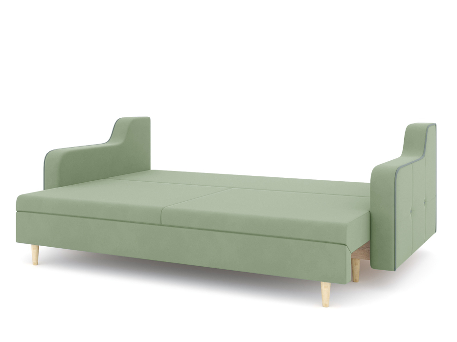 Диваны еврокнижки, Диван-кровать еврокнижка-пантограф Оникс, велюр