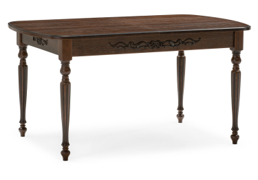 Стол деревянный Бевье орех темный/орех