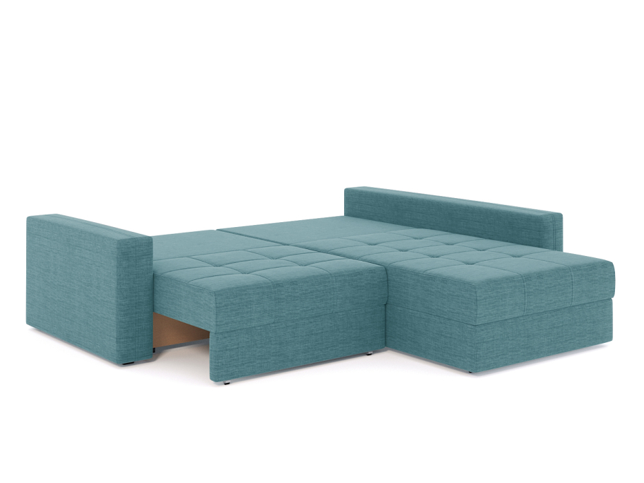 Диваны угловые в гостиную, Диван-кровать угловой Брест 2 секции еврокнижка, рогожка