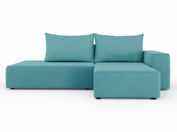 Диван-кровать угловой Кензо еврокнижка, велюр