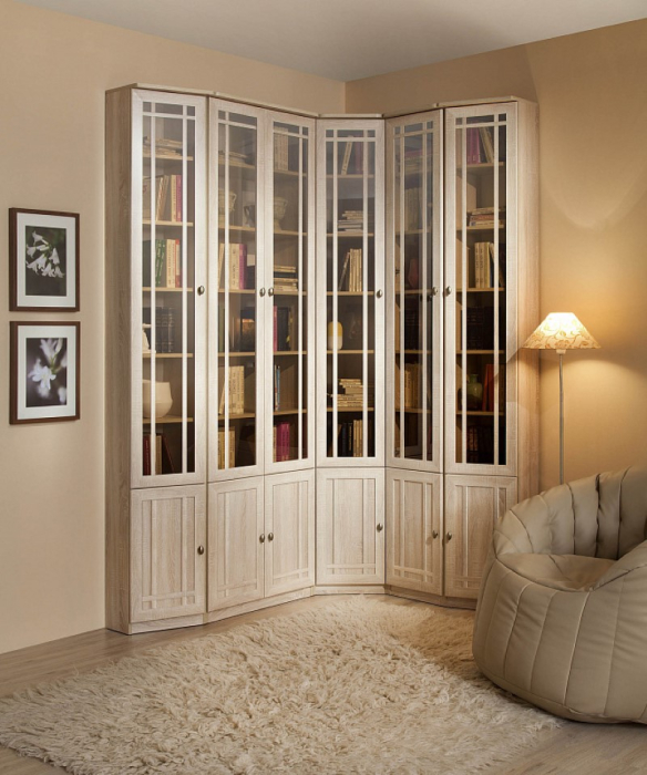 Шкафы пеналы, Модульная система Sherlock (модуль 311) Шкаф для книг Левый