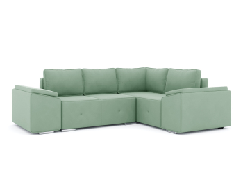 Диван-кровать угловой Хавьер 1 ПБ еврокнижка, велюр