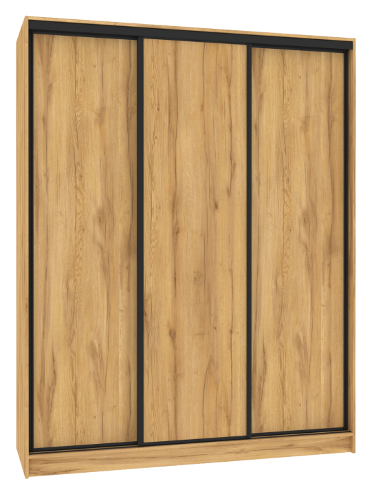 Шкафы-купе, Шкаф-купе 3-дв  Домашний 1800 лдсп/лдсп  (в2295*ш1800*г595)