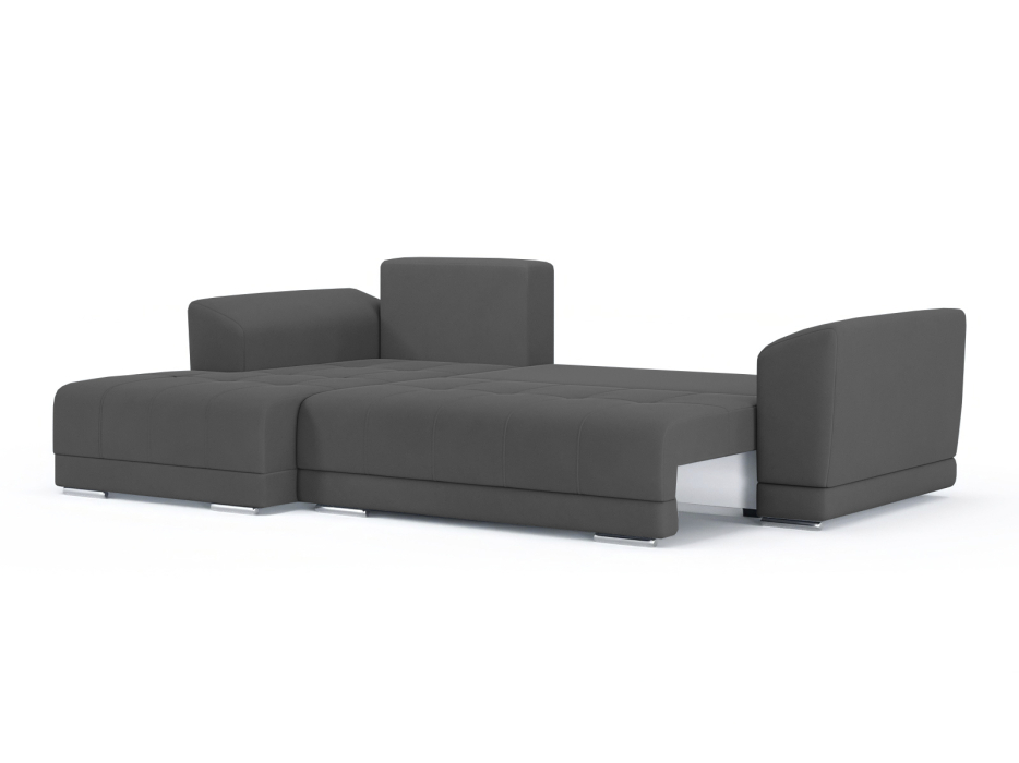 Диваны угловые в гостиную, Диван-кровать угловой Рентон еврокнижка, велюр