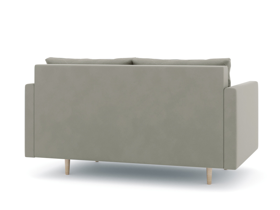 Диваны прямые кухонные, Диван прямой нераскладной Милли мини 2-х  местный с подлокотниками, велюр