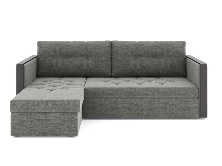 Диваны угловые в гостиную, Диван-кровать угловой Даймонд дельфин, рогожка Люкс