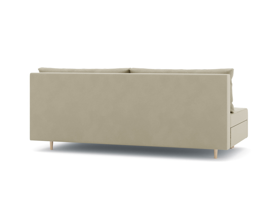 Диваны еврокнижки, Диван-кровать Милли без подлокотников, велюр