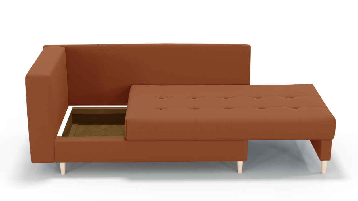 Кушетка диван, Кушетка Лея, велюр