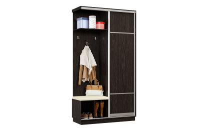 Прихожая Премьер 02 Лайт 08 Левая Мягкая