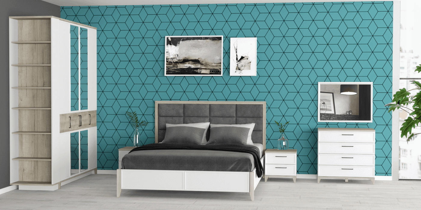 Кровати, Модульная система AURELIO (модуль 307) Кровать Люкс 1600 с п/м