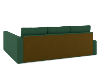 Диван-кровать угловой Фрихетен дельфин, велюр