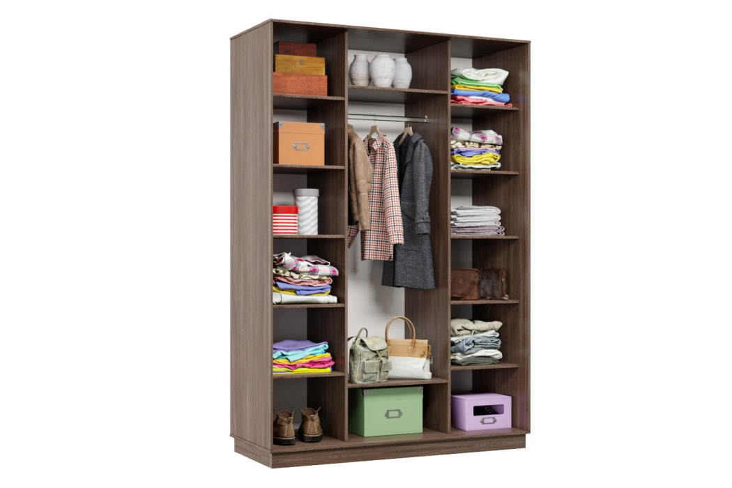 Шкафы-купе, Шкаф-купе Премьер 16 (15;15;15) трёхдверный