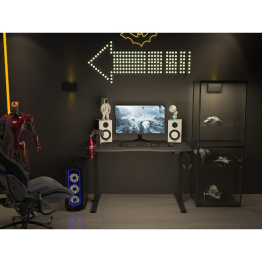 Стол для компьютера с электроприводом и RGB-подсветкой FoxGear FG-IE-47B