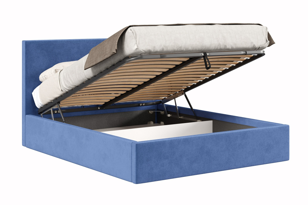 Мягкая кровать, Кровать Парма 1600 с подъёмным механизмом
