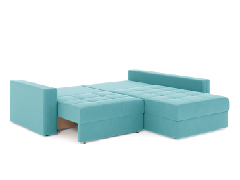 Диван-кровать угловой Брест 2 секции еврокнижка, велюр